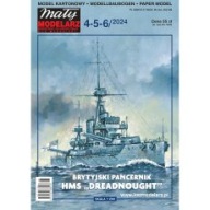 Mały Modelarz 4-5-6/2024 BRYTYJSKI PANCERNIK HMS "DREADNOUGHT"