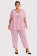 KOMPLET PLUS SIZE KOMUNIA WESELE ELEGANCKI 52/54
