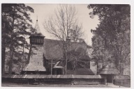 Dębno Podhalańskie kościółek Drewniany lata 70 Lokalnego FOTOGRAFA