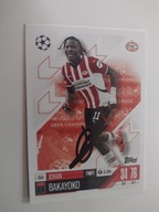 Karta topps matach autograf PSV Eindhoven Johan Bakayoko Europa League