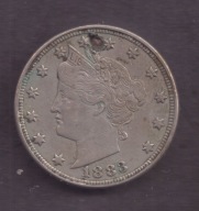 USA - 5 Cent 1883 rok