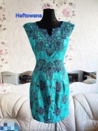 SUKIENKA WIECZOROWA WIZYTOWA TURKUS MORSKA SEXY na impreze andrzejki teatru