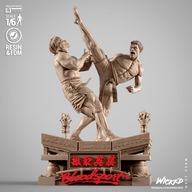 Bloodsport Diorama, Frank Dux, Chong Li, wydruk 3D, żywica