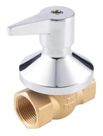 Zawór kulowy podtynkowy nakrętno-nakrętny z dźwig. Ferro 3/4'' KFP2D