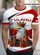 Print Polish-Themed Costume - Casual T Shirt - XL size