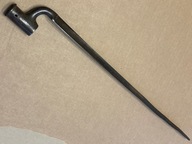 Bagnet tulejowy XIX w. z literami T E