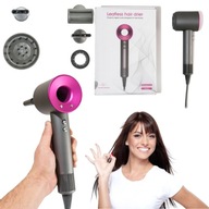 PROFESJONALNA SUSZARKA DO WŁOSÓW DRYER 1600W ULTRA 5w1 JONIZACJA + KOŃCÓWKI