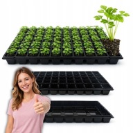 WIELODONICZKA 60 komór z tacką do WYSIEWU NASION ROZSAD