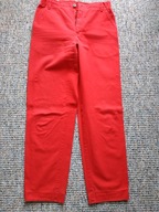 Spodnie damskie francuskie długie czerwone