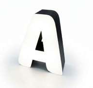 Litery 3D podświetlane przestrzenna LED Logo napis 3D 20cm