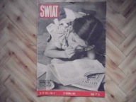 ŚWIAT NR 35, 31.08.1952, 8 LETNIA IRKA LASOTA NA OKŁADCE