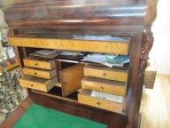 OOOKAZJA--Sekretera Ludwikowska w orzechu XIXw