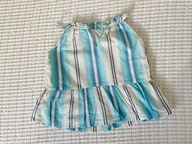 Top gap niebieski 3l 98 104 paski bluzeczka