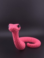 FIGURKA KOLEKCJONERSKA WŁÓCZKA WĄŻ RÓŻOWY XL