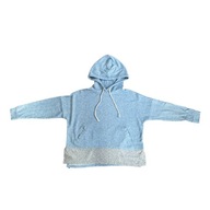 Bluza damska błękitna niebieska z kapturem z długim rękawem S Reserved yfl