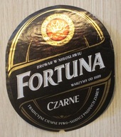 ETYKIETA - MIŁOSŁAW - BROWAR W MIŁOSŁAWIU - FORTUNA - CZARNE