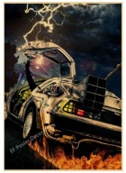 Plakat „Back to the Future” – Kultowy Plakat Filmowy Retro