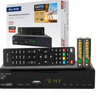 DEKODER TUNER DVB-T2 TV NAZIEMNEJ H.265 HEVC FULL HD USB HDMI PILOT BATERIE
