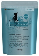 Catz Finefood N. 13 Śledź Krewetki mokra karma dla kotów 85g saszetka