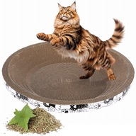 DRAPAK DLA KOTA TEKTUROWY legowisko do drapania LEŻAK KARTONOWY dla kotów