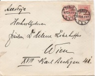 TORUŃ -WIEDEŃ -koperta -obieg 1926 rok znaczki