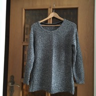 SWETER MARKS&SPENCER (38) CZAR-BIAŁ ZE SRE NIT