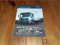 MAN M.A.N. TGL ciężarówka 2005 j.Polski prospekt folder katalog broszura