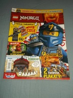 LEGO NINJAGO 9/2019 Płomienne żmije 2 plakaty, Komiksy,Labirynty,gry,zabawy