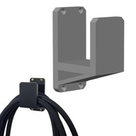 Wieszak na wąż ogrodowy - uchwyt ścienny - organizer garażowy - CZARNY