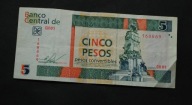 Kuba Cuba - banknot - 5 Pesos 2013 rok
