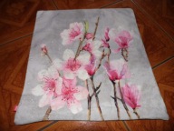 Cudna poszewka na poduszke, magnolia - 43 cm x 46 cm