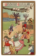WIELKANOC ALLELUJA ŻMUDA ŚMIGUS DYNGUS POLSKA WIEŚ STUDNIA 1939