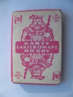 Stare NIEUŻYWANE KARTY DO GRY W PAPIERKU Z CZASÓW PRL-u