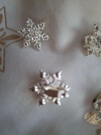 Spinka klips warkocz gwiazda klips klipsa perły diamenty cute star srebrna