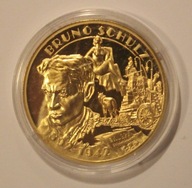 WIELCY POLACY - BRUNO SCHULZ - NUMIZMAT ZŁOCONY, MENNICZY