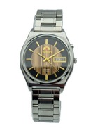 STALOWY MĘSKI ZEGAREK ORIENT AUTOMATIC 21J LATA 70-TE - PIĘKNATARCZA