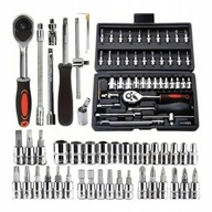 Klucze Nasadowe Imbus Torx 46 elem 1/4" Walizka Zestaw Kluczy Nasadowych