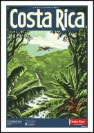 A2 KOLOROWY PLAKAT OBRAZ KOSTARYKA COSTA RICA, VINTAGE RETRO, NR 1
