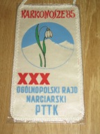 XXX Ogólnopolski Rajd Narciarski PTTK KARKONOSZE 1985 Jelenia Góra