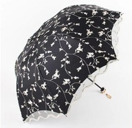 PARASOL PARASOLKA koronka ANIME koronkowa PORĘCZNA KWIATY KWIATUSZKI RETRO
