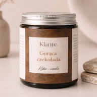 Świeca sojowa „Gorąca czekolada” 120 g | kakao + wanilia | Klarite prezent