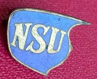 ORYGINALNA WOJENNA ODZNAKA/WPINKA MOTORYZACYJNA NSU