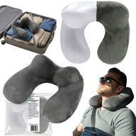 PODUSZKA PODRÓŻNA DMUCHANA TURYSTYCZNA ZAGŁÓWEK DO SAMOCHODU AUTA SAMOLOTU