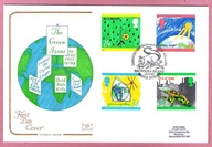 Anglia 1992 FDC, Ochrona środowiska, wiewiórka