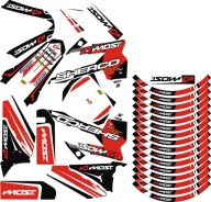 NAKLEJKI SHERCO MOST + NAKLEJKI NA FELGI !!!