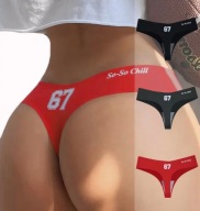 Sportowe stringi bezszwowe bielizna bezszwowa sportowa L/XL