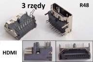 Gniazdo port HDMI do lutowania HDMI 19-pin (r48)