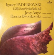 Ignacy Paderewski, Jerzy Artysz, Danuta Dworakowska – 12 Songs To Poems