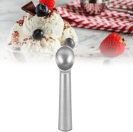 Łyżka do lodów, aluminiowa, gałkownica SOLIDNA 18 cm