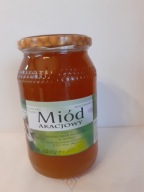 MIÓD PRAWDZIWY NEKTAROWY Z POLSKIEJ PASIEKI AKACJOWO SPADZIOWY 1,2 kg